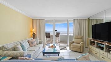 Condo, Multiple Beds (Perdido Sun 202) | Living area | TV