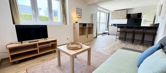 Joli appartement neuf – Jardin – 500 m des plages