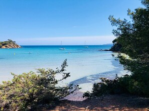 Beach - Semi-detached house with air conditioning and parking, 4 pers., Bormes-les-Mimosas (Bormes-les-Mimosas)