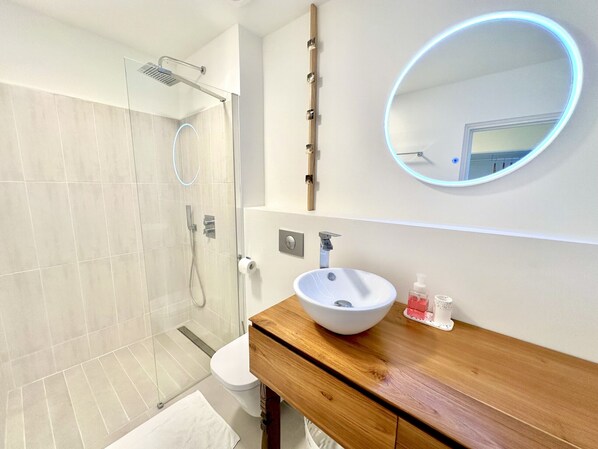 Dusche, Handtücher