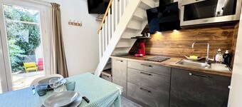 Maisonnette de charme Bord de mer Piscine