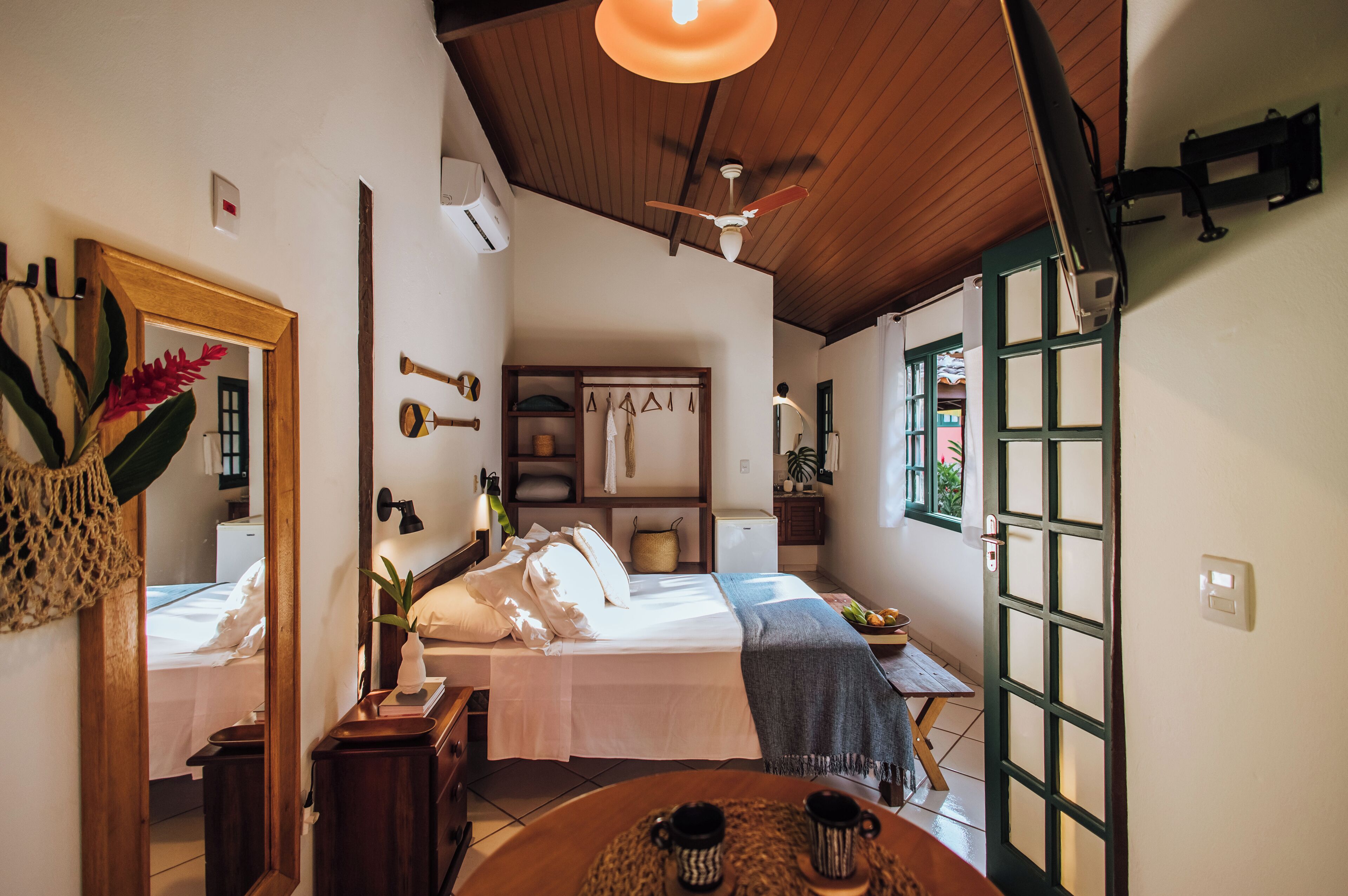 스탠다드 더블룸, 산 전망 | 무료 WiFi, 침대 시트