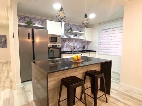 Microwave, oven, dishwasher