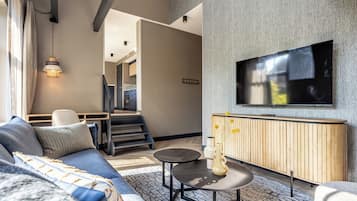 Departamento | Sala de estar | Smart TV de 55 pulgadas con canales vía satélite