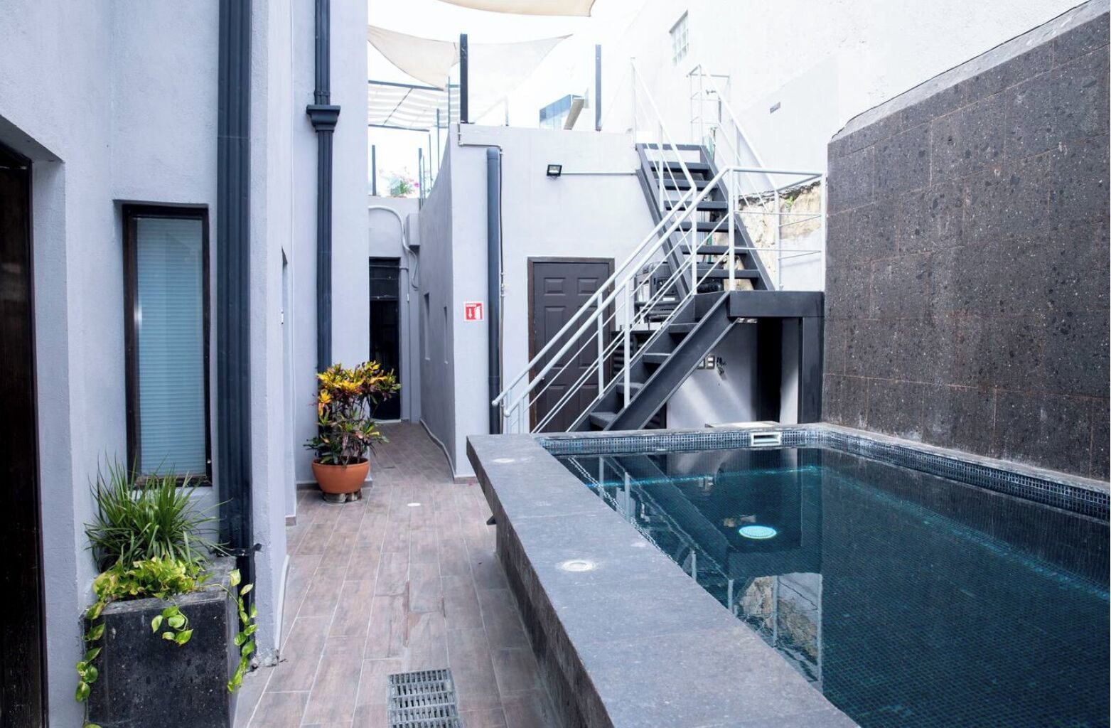 Alberca al aire libre 