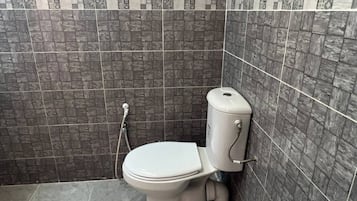 Towels, soap, toilet paper