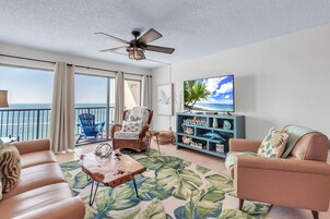 Condo, Multiple Beds (Ocean Sands 1-1002) | Living area | TV