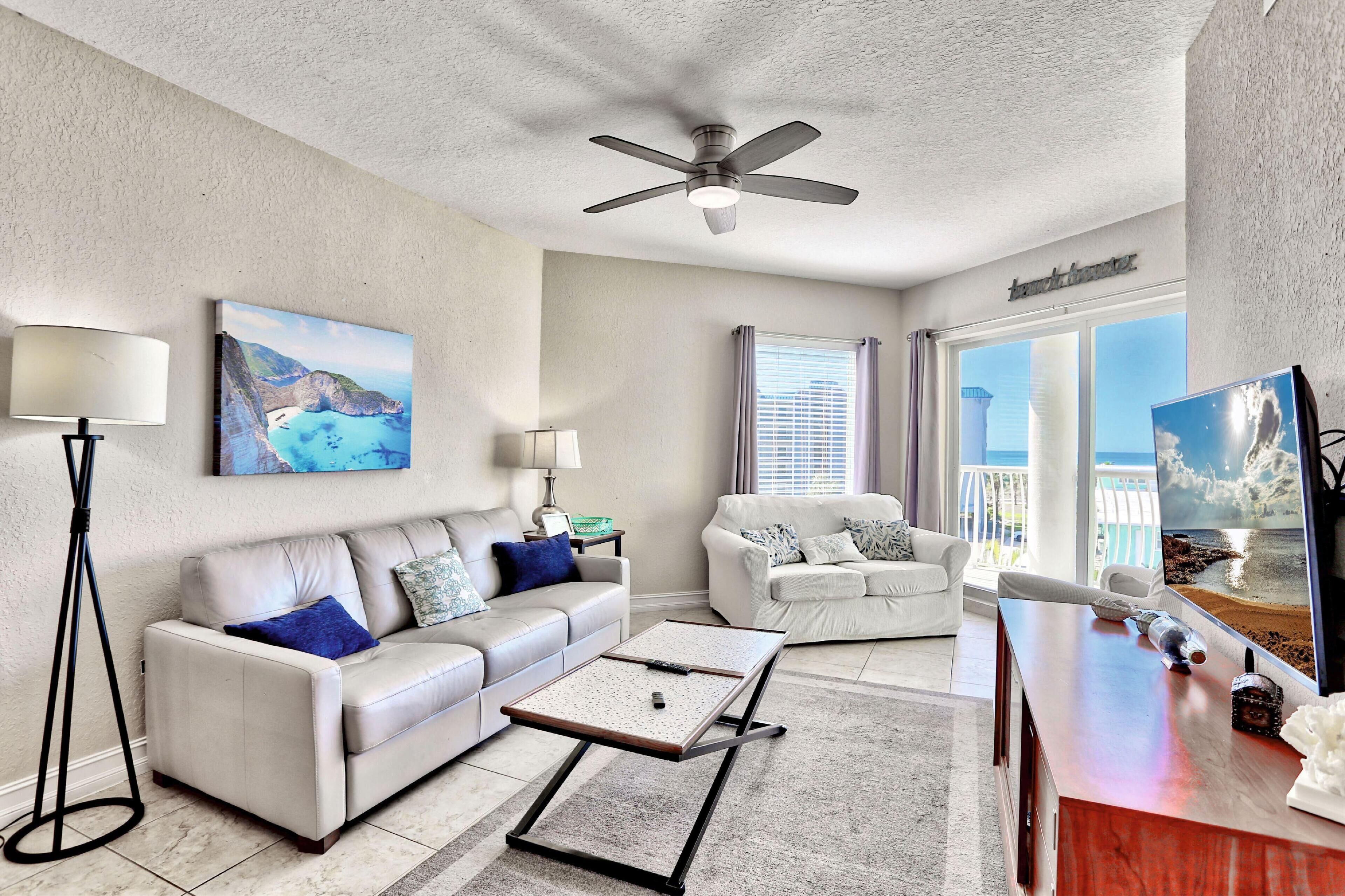 Appartamento, letti multipli (Crystal Palms 405) | Area soggiorno