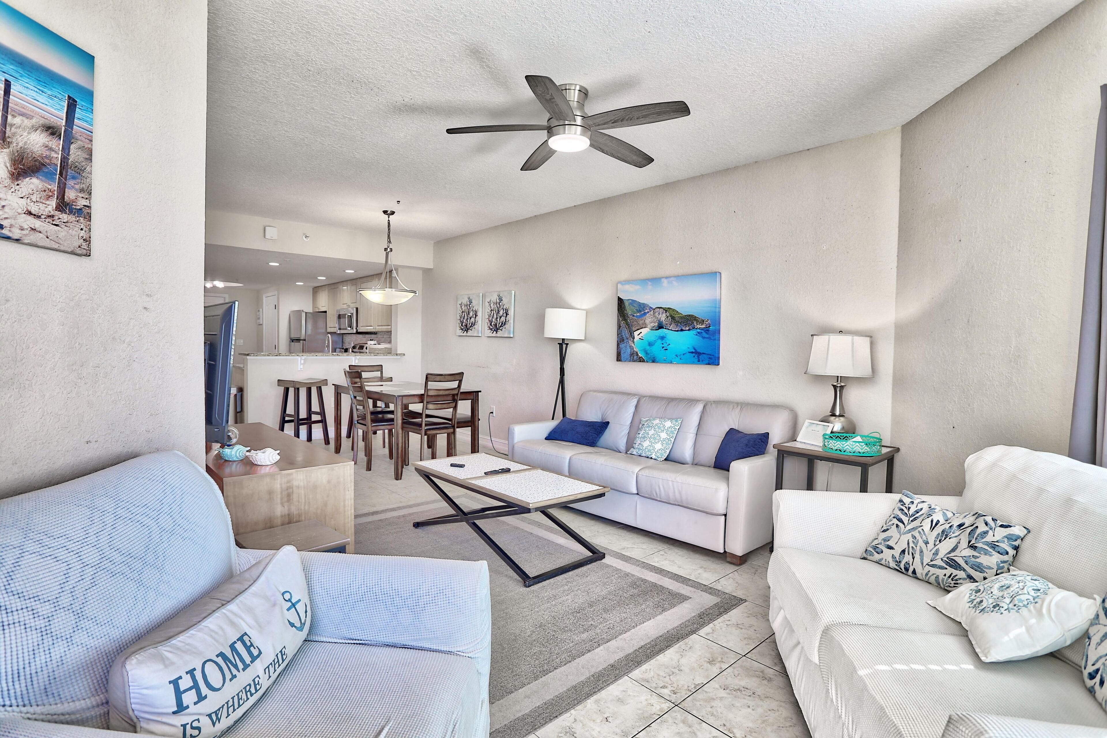 Appartamento, letti multipli (Crystal Palms 405) | Area soggiorno