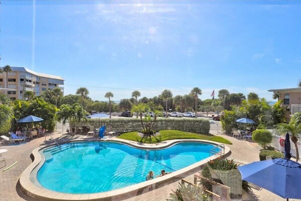 Condo, 1 King Bed with Sofa bed (Friendly Native 204) | Pool | A heated pool