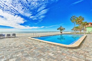Condo, Multiple Beds (Sea Oats 101) | Pool | A heated pool - Sea Oats 101 (Redington Shores)