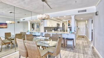 Condo, Multiple Beds (Land's End 10-303 Beach Front - Premi) | Dining