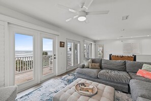 House, Multiple Beds (Blue Yonder Beach House) | Living area - Blue Yonder Beach House (New Smyrna Beach)