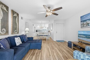 Condo, Multiple Beds (Colony Beach Club 147) | Living area - Colony Beach Club 147 (New Smyrna Beach)