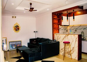 Appartamento Luxury, vista città | Area soggiorno