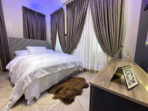 Superior Apartment, Balcony, City View | 2 bedrooms, desk, laptop workspace, blackout drapes