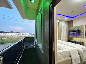 Lägenhet Superior - balkong - utsikt mot staden | Balkong