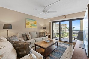 Condo, Multiple Beds (Castle Reef 314) | Living area | TV
