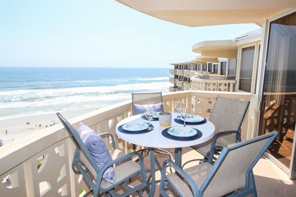 Condo, Multiple Beds (Golden Arms 805) | Outdoor dining - Golden Arms 805 (New Smyrna Beach)
