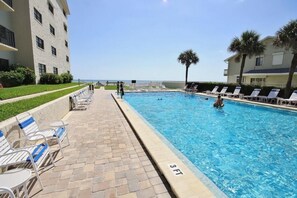 Condo, 1 King Bed with Sofa bed (Hacienda del Sol II 413) | Pool - Hacienda del Sol II 413 (New Smyrna Beach)