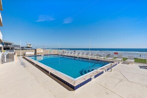 Condo, 1 King Bed (Oceania Plaza 502) | Pool | A heated pool - Oceania Plaza 502 (New Smyrna Beach)
