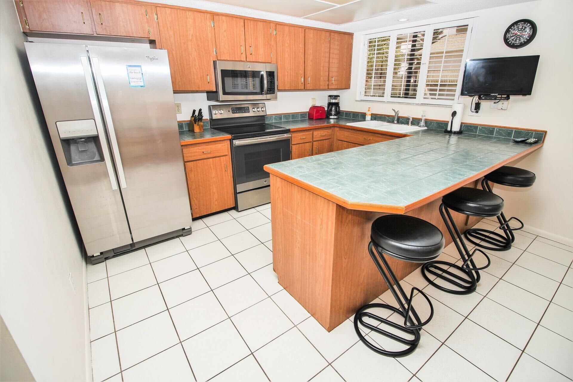 Nhà, 1 giường cỡ queen và sofa giường (Oceanside Village D2) | Bếp riêng