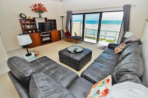 Ferienhaus, 1 Queen-Bett und Schlafsofa (Oceanside Village D2) | Wohnbereich