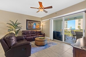 Condo, Multiple Beds (Oceanwalk 13-406) | Living area