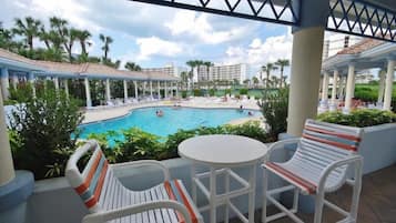 Condo, 1 King Bed with Sofa bed (Oceanwalk 1-403) | Pool | A heated pool