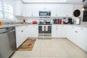Condo, Multiple Beds (Oceanwalk 14-301) | Private kitchen | Oven, coffee/tea maker, toaster, blender - Oceanwalk 14-301 (New Smyrna Beach)