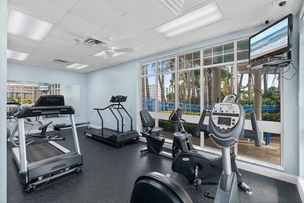 Condo, Multiple Beds (Oceanwalk 9-204) | Fitness facility