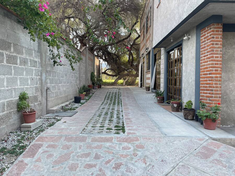 Entrada de la propiedad