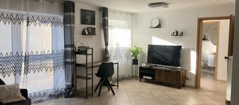 Basement whirlpool apartment near Phantasialand