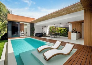 Villa, 3 Bedrooms, Patio, Garden View | Terrace/patio - Green Flow Ubud Villas (Ubud)