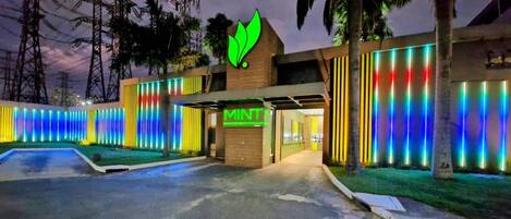 Majoituspaikan julkisivu