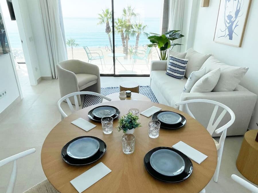 Luxury Apartment, Sea View | Living area