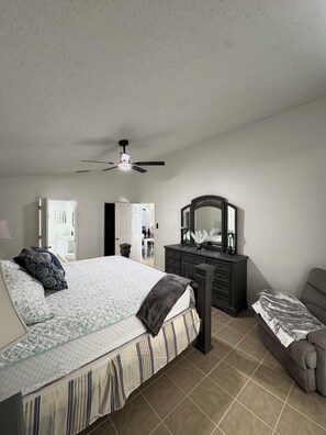4 bedrooms, iron/ironing board, travel cot, free WiFi