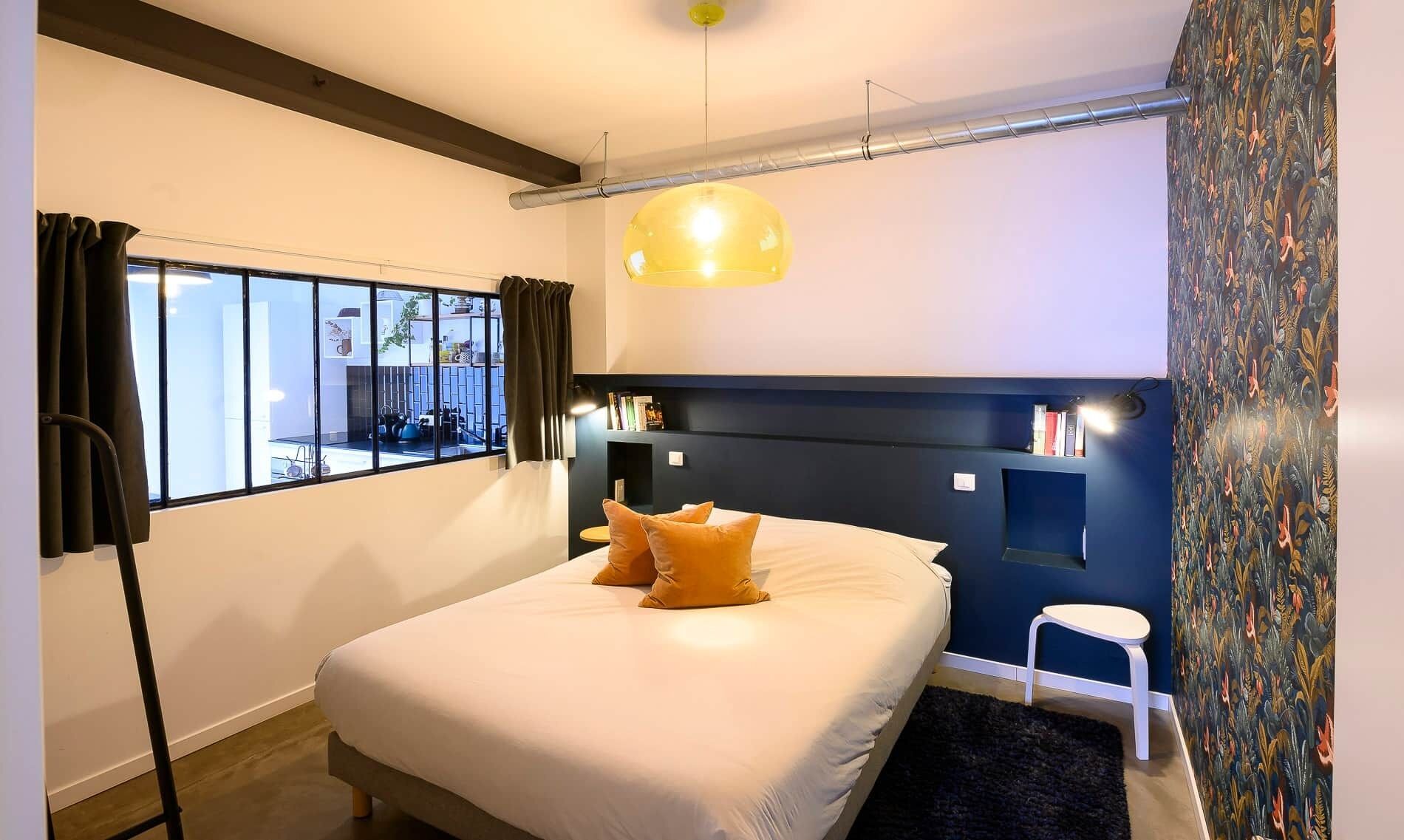 2 chambres, fer et planche à repasser, Wi-Fi, draps fournis