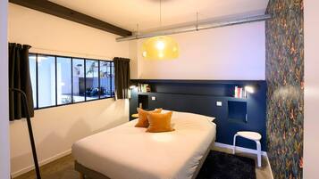 2 chambres, fer et planche Ă repasser, Wi-Fi, draps fournis