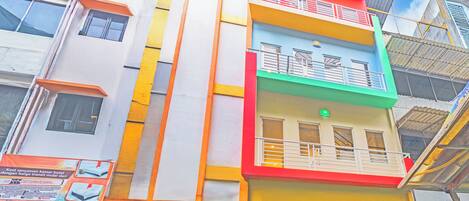 Overnatningsstedets facade