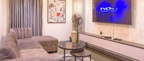 Lägenhet Economy - balkong - utsikt mot staden | Vardagsrum