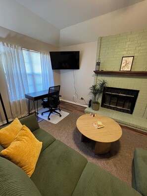 智能电视、壁炉、电脑显示器