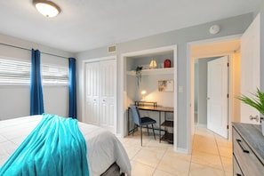 Ocean #18 | 2 habitaciones, escritorio y espacio para trabajar con laptop