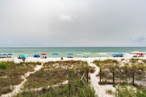 On the beach