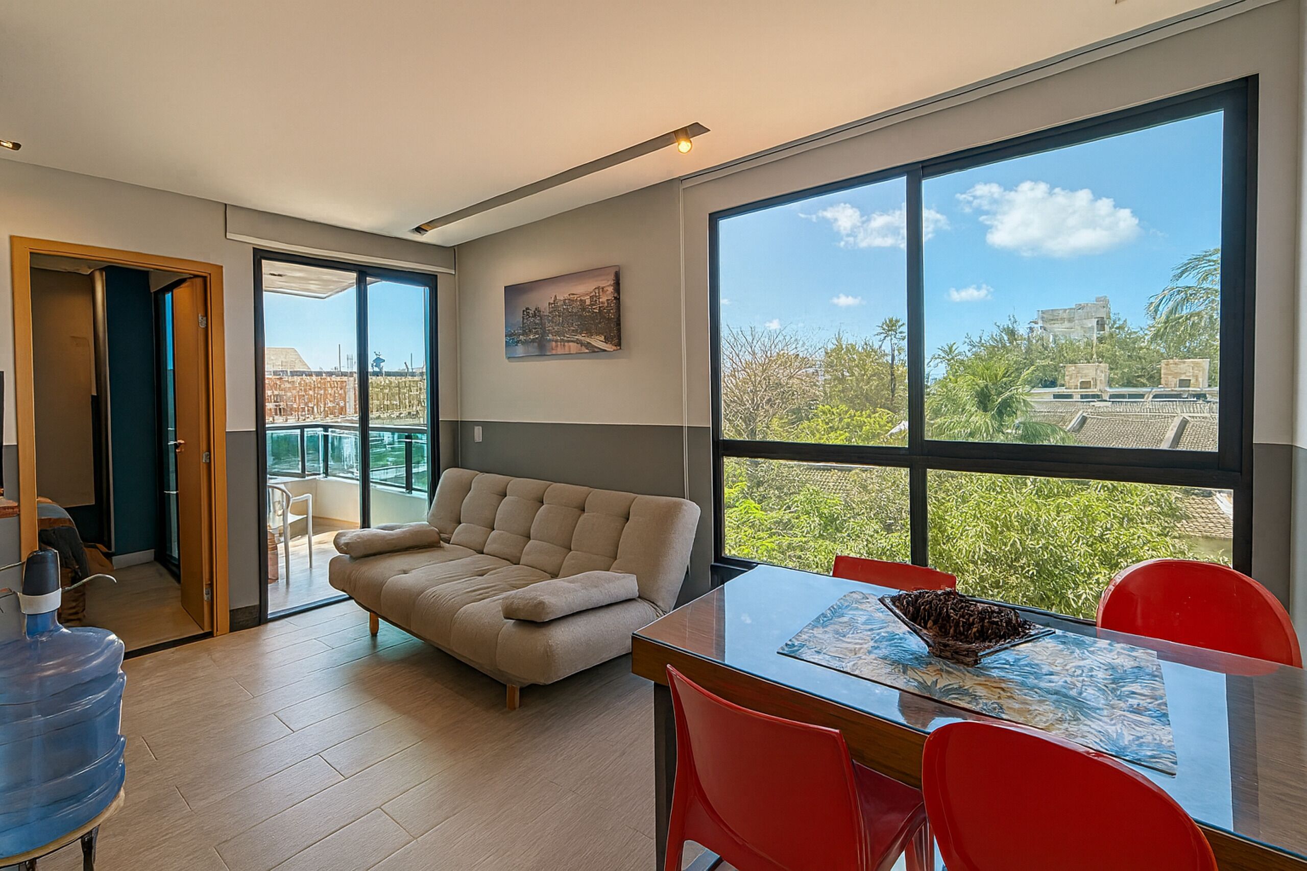 Estúdio | Área de estar | TV de tela plana