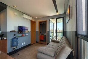 Studio | Living area | Flat-screen TV - Edifício Villa Oceânica (Ipojuca)