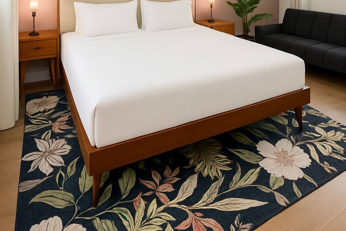 2 bedrooms, blackout curtains, iron/ironing board, free WiFi