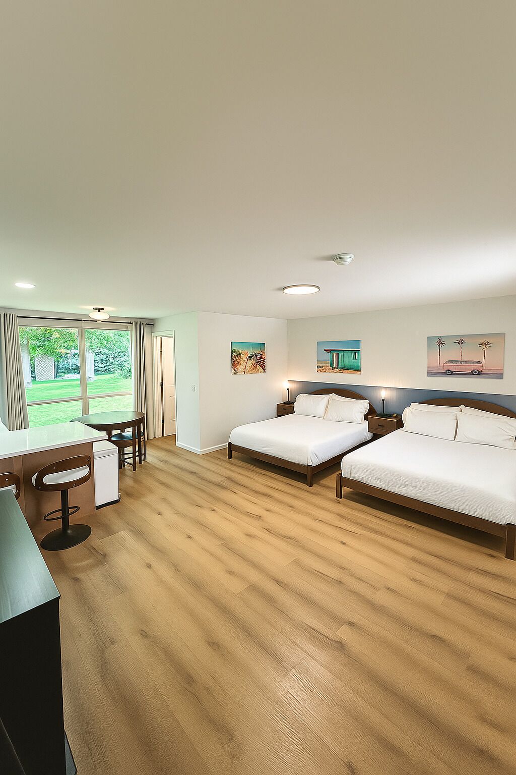 Blackout drapes, iron/ironing board, free WiFi, bed sheets