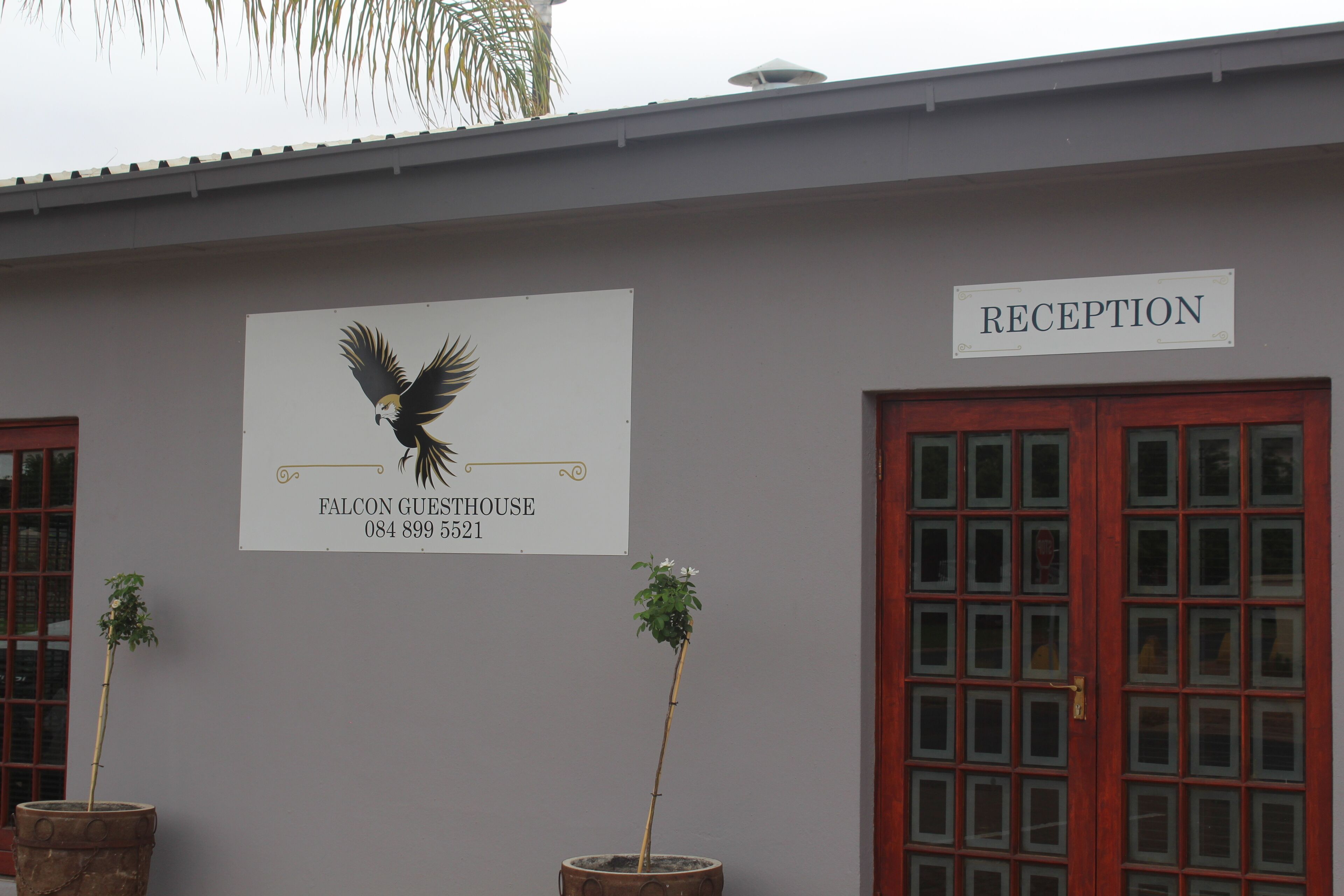 Voorkant van accommodatie