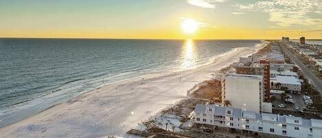 Accommodatie ligt op het strand